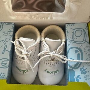 FootJoy Baby Walker Shoes in White and Green